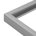 baguette aluminium argent mat